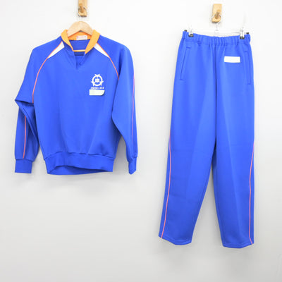 【中古】鳥取県 智頭中学校 女子制服 2点 (ジャージ 上・ジャージ 下) sf098791