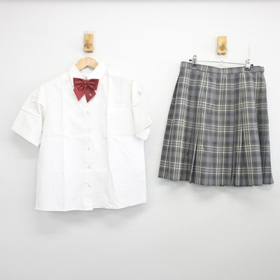 【中古】東京都 東京家政学院高等学校 女子制服 3点 (シャツ・スカート) sf098815