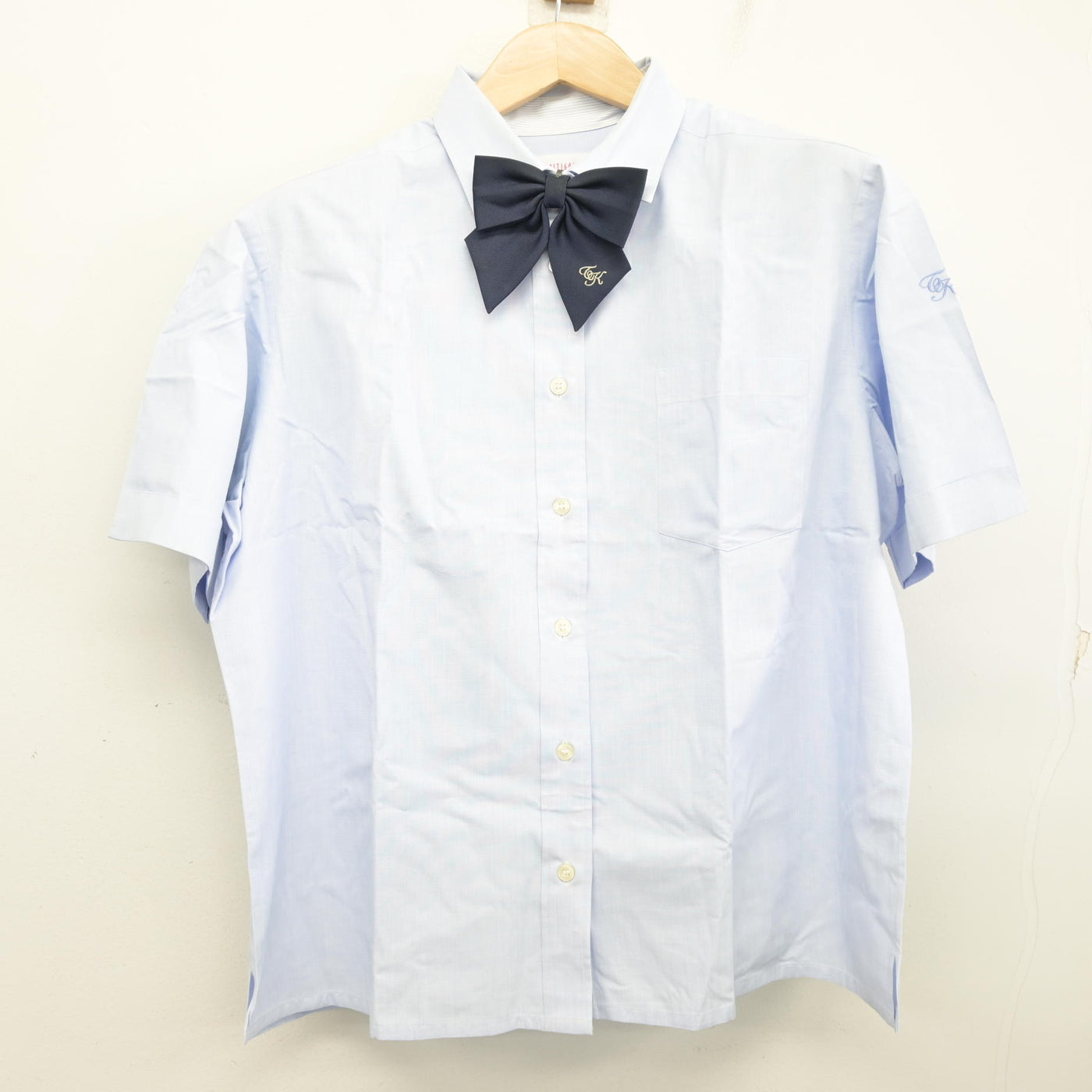 【中古】東京都 東京家政学院高等学校 女子制服 4点 (ニットベスト・シャツ・スカート) sf098816