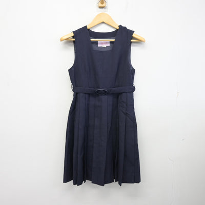 【中古】神奈川県 寒川中学校 女子制服 3点 (セーラー服・ジャンパースカート) sf098825