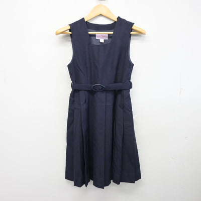 【中古】神奈川県 寒川中学校 女子制服 3点 (セーラー服・ジャンパースカート) sf098826