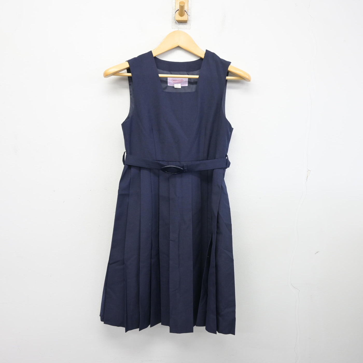 【中古】神奈川県 寒川中学校 女子制服 1点 (ジャンパースカート) sf098827