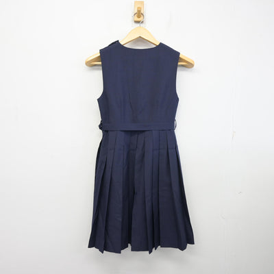【中古】神奈川県 寒川中学校 女子制服 1点 (ジャンパースカート) sf098827