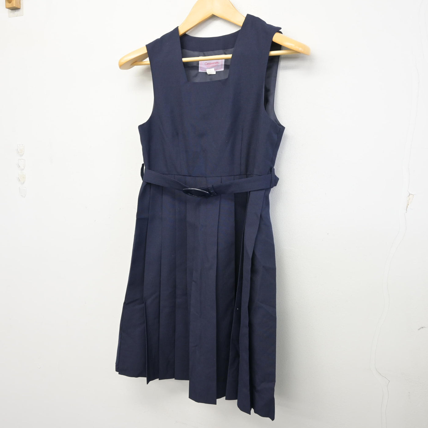 【中古】神奈川県 寒川中学校 女子制服 1点 (ジャンパースカート) sf098827