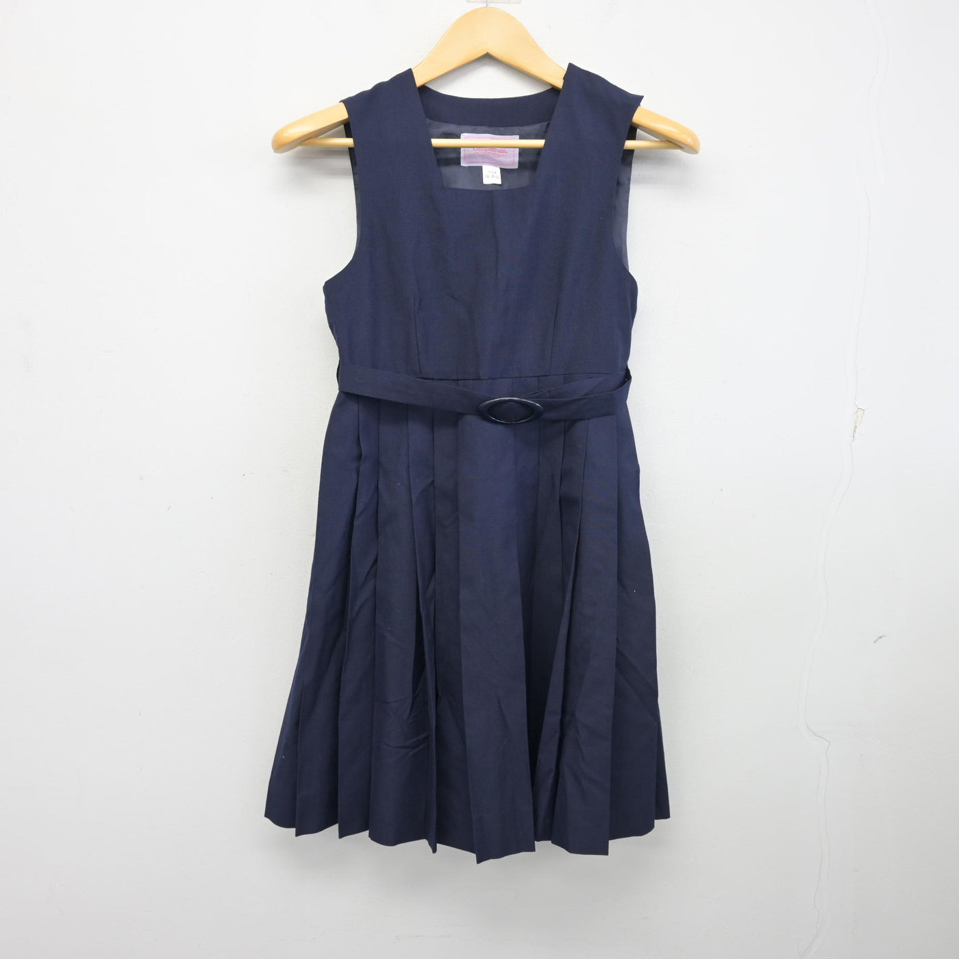 【中古】神奈川県 寒川中学校 女子制服 1点 (ジャンパースカート) sf098828