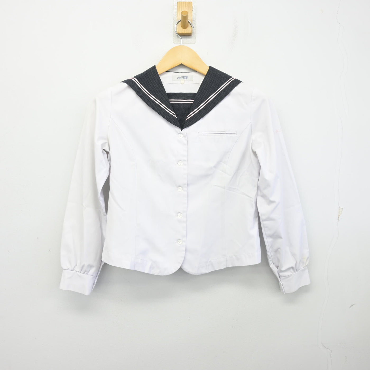 【中古】広島県 瀬戸内高等学校 女子制服 2点 (ニット・ブラウス) sf098832
