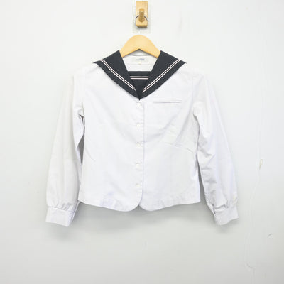 【中古】広島県 瀬戸内高等学校 女子制服 2点 (ニット・ブラウス) sf098832
