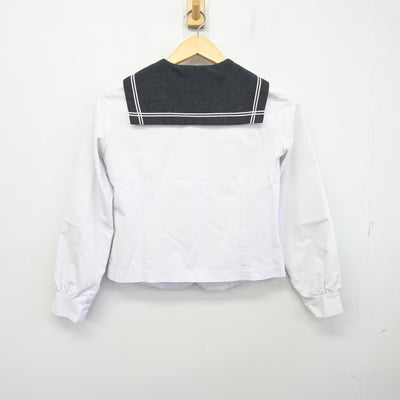 【中古】広島県 瀬戸内高等学校 女子制服 2点 (ニット・ブラウス) sf098832
