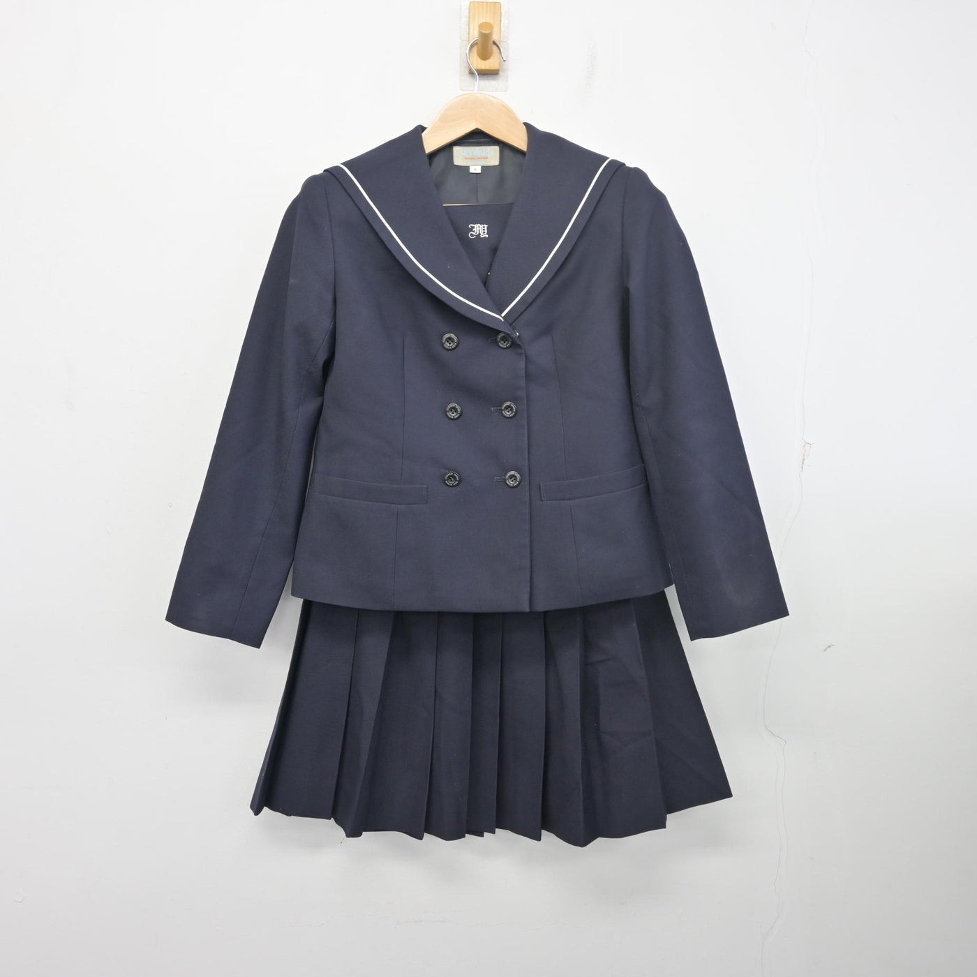 【中古】東京都 板橋有徳高等学校 女子制服 3点 (ブレザー・スカート) sf098843