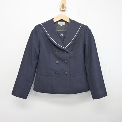【中古】東京都 板橋有徳高等学校 女子制服 3点 (ブレザー・スカート) sf098843
