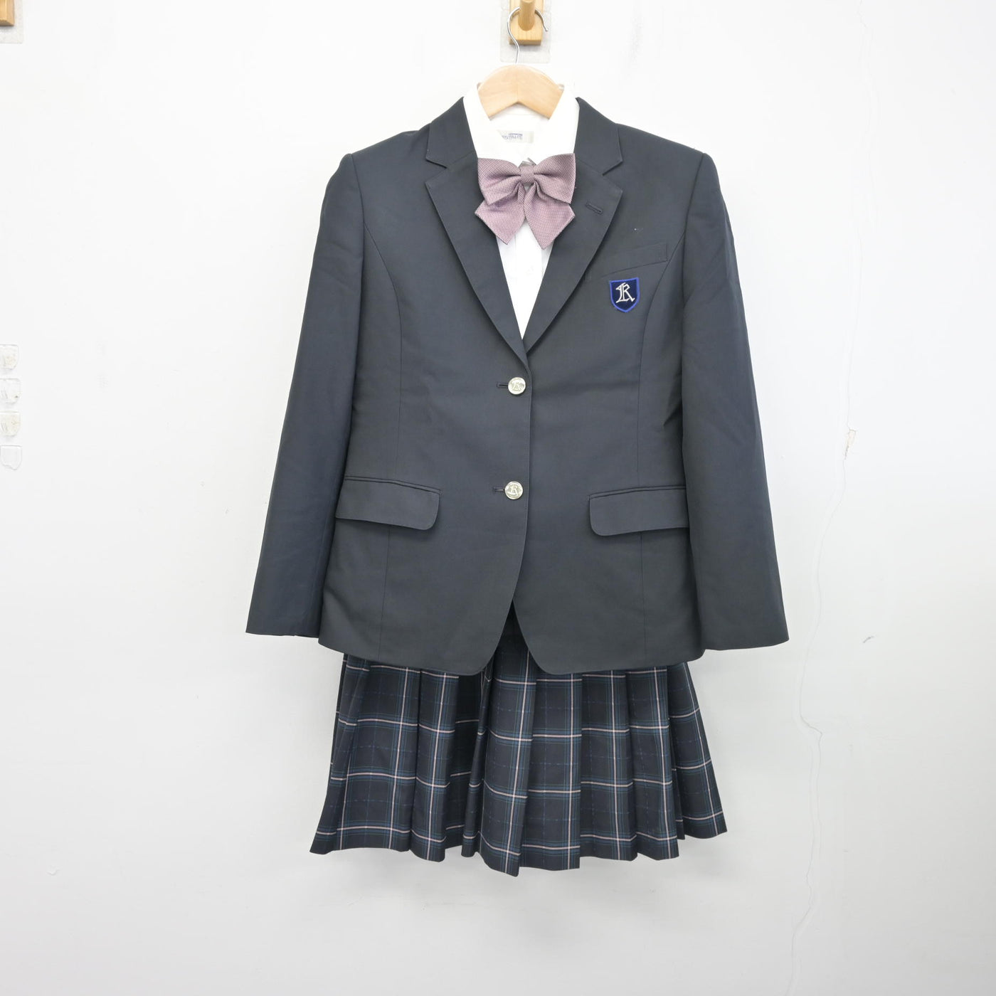 【中古】愛知県 愛知啓成高等学校 女子制服 4点 (ブレザー・シャツ・スカート) sf098844