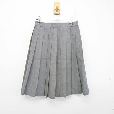 【中古】岡山県 岡山東商業高等学校 女子制服 5点 (ブレザー・ベスト・シャツ・スカート) sf098853