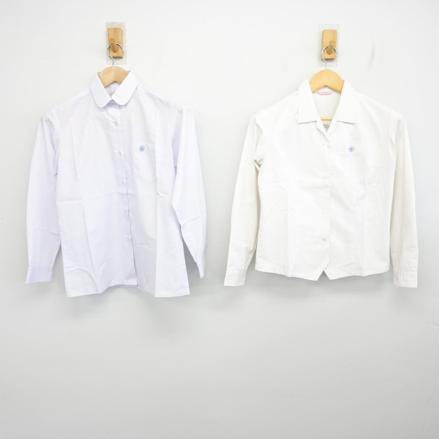 【中古】静岡県 浜北西高等学校 女子制服 2点 (シャツ・ブラウス) sf098859