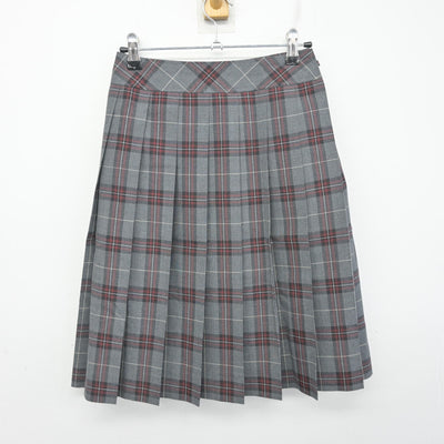 【中古】茨城県 坂東総合高等学校 女子制服 2点 (ニット・スカート) sf098870