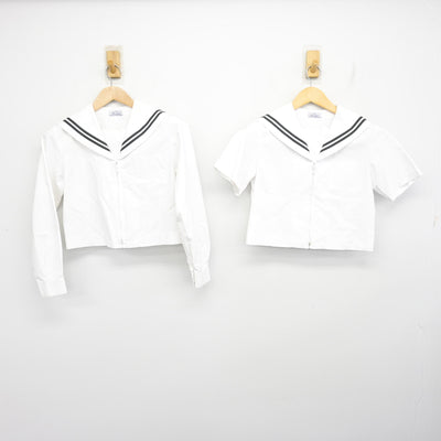 【中古】愛知県 大府北中学校 女子制服 2点 (セーラー服) sf098895