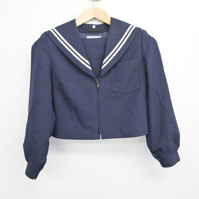 【中古】愛知県 大府北中学校 女子制服 2点 (セーラー服・セーラー服) sf098896