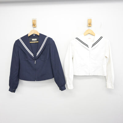 【中古】愛知県 大府北中学校 女子制服 2点 (セーラー服・セーラー服) sf098897
