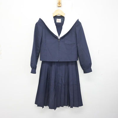 【中古】愛知県 大府北中学校 女子制服 2点 (セーラー服・スカート) sf098898