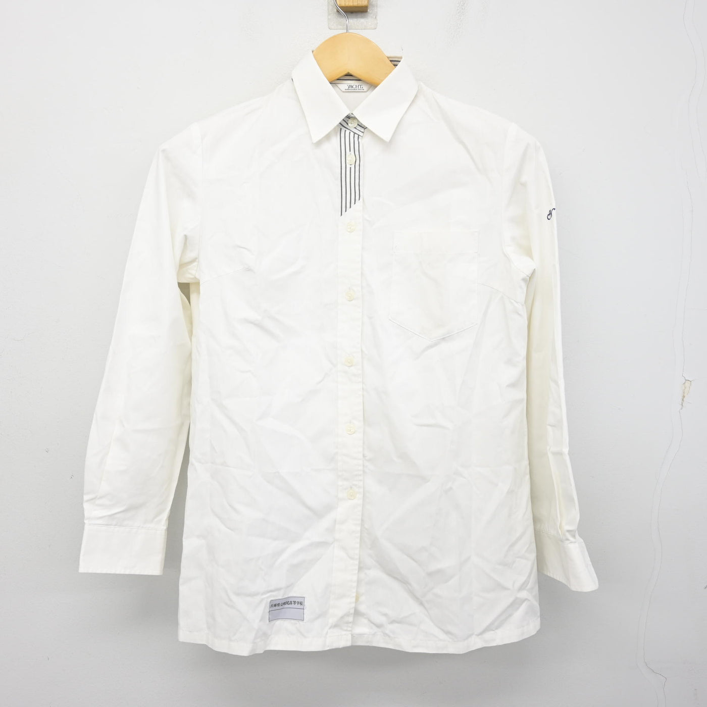 【中古】兵庫県 鳴尾高等学校 女子制服 3点 (ブレザー・シャツ・スカート) sf098899