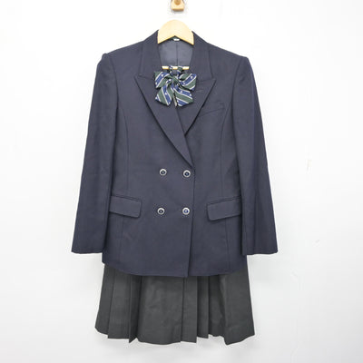 【中古】大阪府 東海大学付属大阪仰星高等学校・中等部 女子制服 3点 (ブレザー・スカート) sf098902