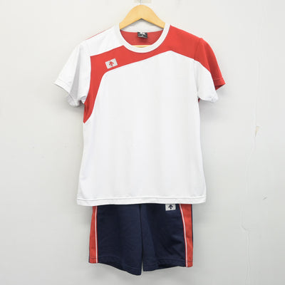 【中古】岡山県 総社南高等学校 女子制服 2点 (体操服 上・体操服 下) sf098915