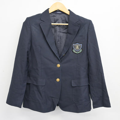 【中古】大阪府 芥川高等学校 女子制服 3点 (ブレザー・スカート) sf098930
