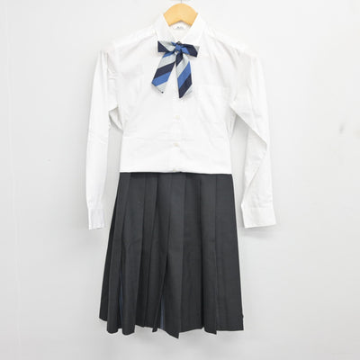 【中古】福岡県 福翔高等学校 女子制服 4点 (ブレザー・シャツ・スカート) sf098932