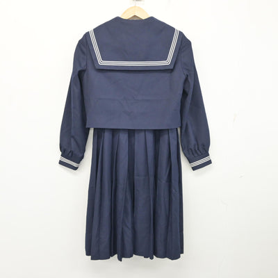 【中古】福岡県 野間中学校/旧制服 女子制服 3点 (セーラー服・ジャンパースカート) sf098936