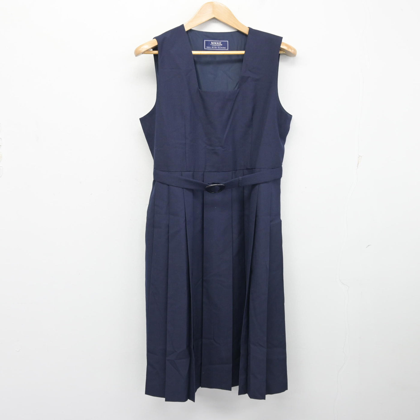 【中古】茨城県 取手第一中学校 女子制服 2点 (ブラウス・ジャンパースカート) sf098944