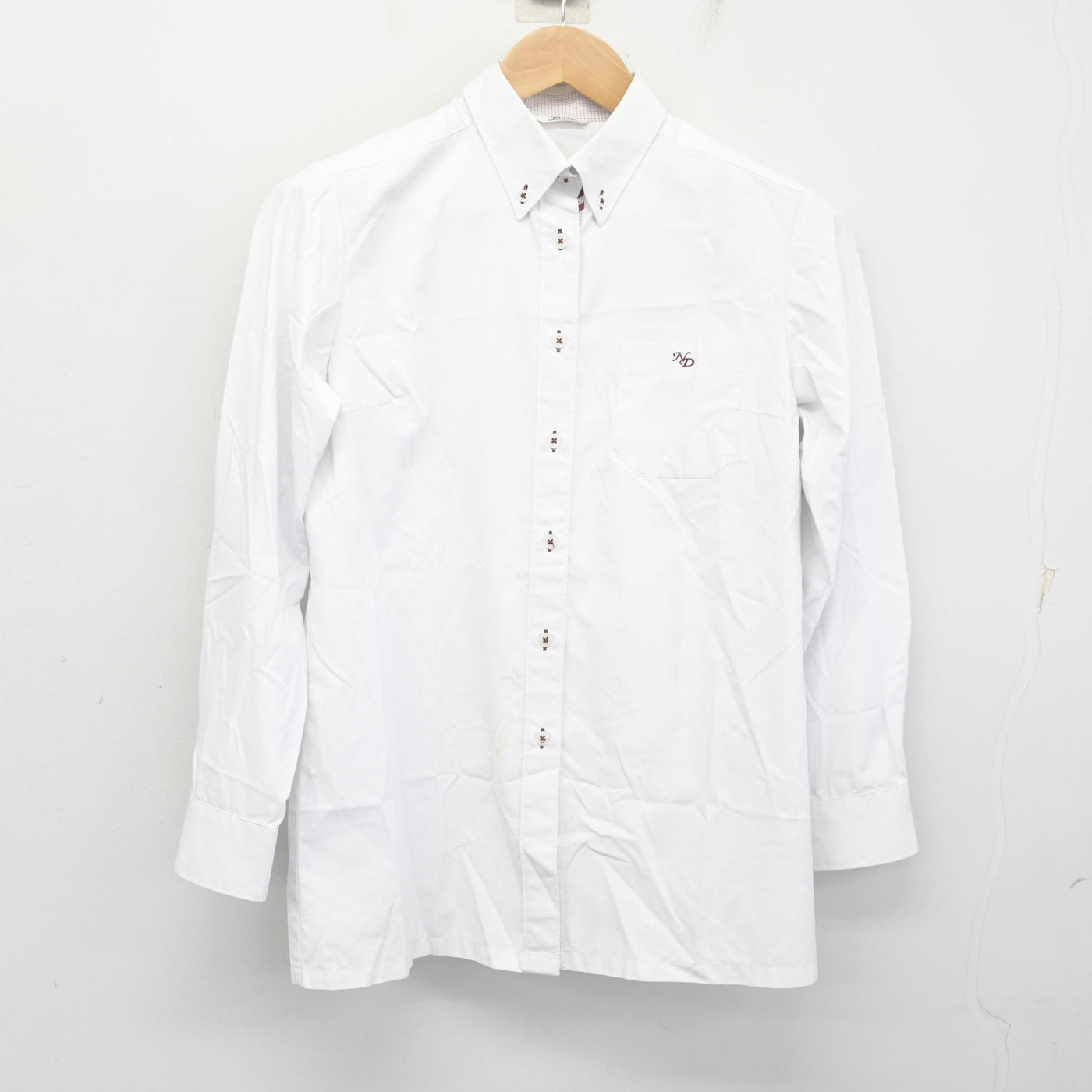 【中古】新潟県 新潟第一高等学校 女子制服 2点 (ニット・シャツ) sf098948