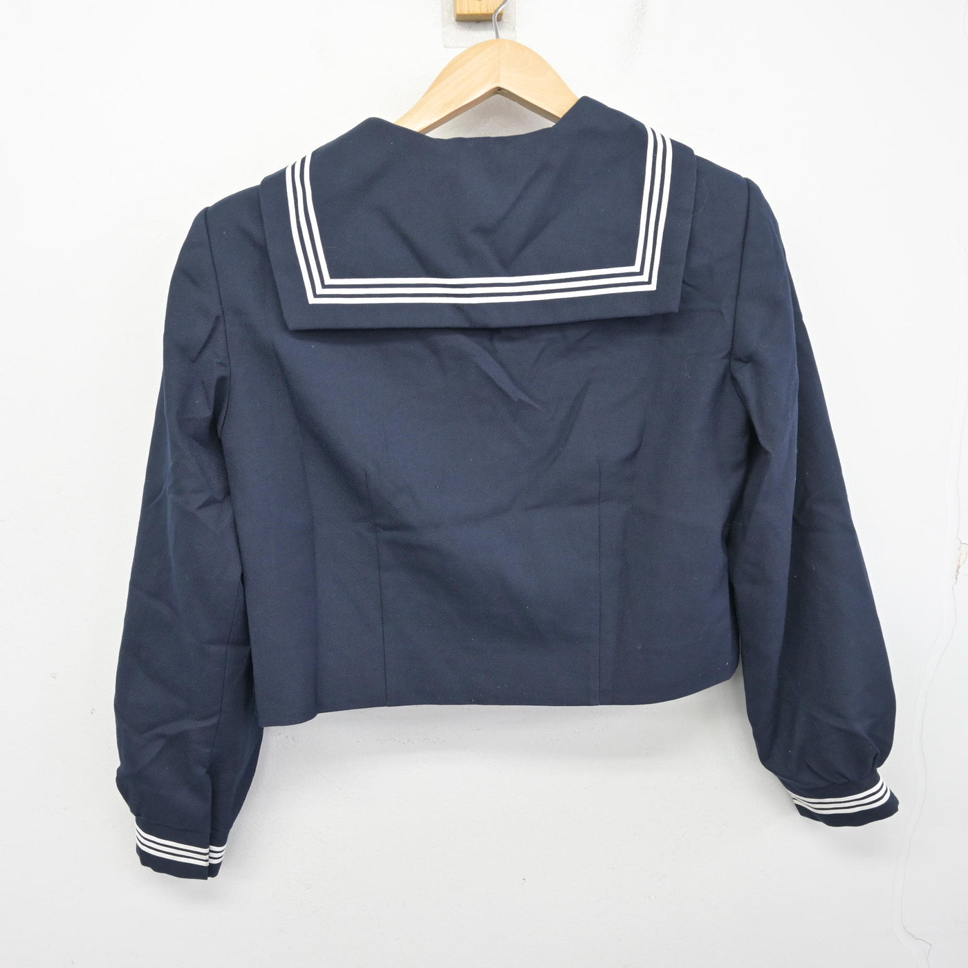 【中古】東京都 駒場高等学校 女子制服 3点 (セーラー服・スカート) sf098950