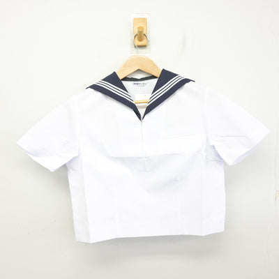 【中古】東京都 駒場高等学校 女子制服 2点 (セーラー服・スカート) sf098952