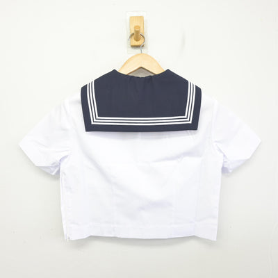 【中古】東京都 駒場高等学校 女子制服 2点 (セーラー服・スカート) sf098952