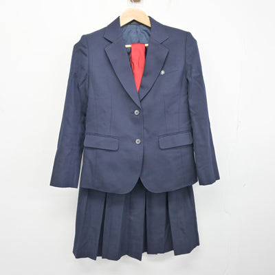【中古】滋賀県 草津東高等学校 女子制服 3点 (ブレザー・スカート) sf098953