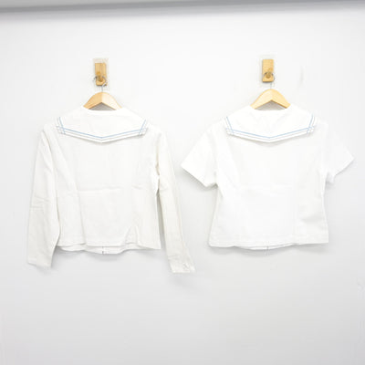 【中古】秋田県 秋田令和高等学校 女子制服 2点 (セーラー服) sf098983