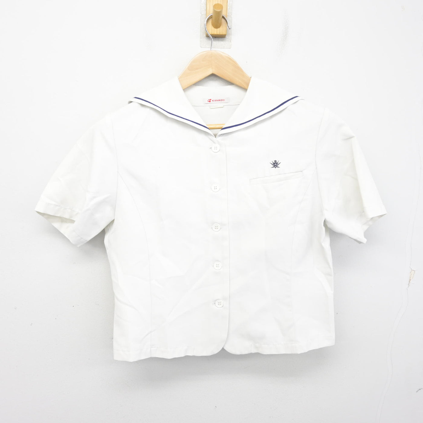 【中古】福岡県 北筑高等学校 女子制服 2点 (セーラー服・スカート) sf098987