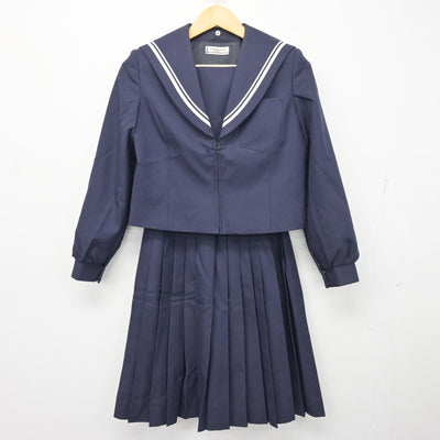 【中古】愛知県 森孝中学校 女子制服 2点 (セーラー服・スカート) sf099000