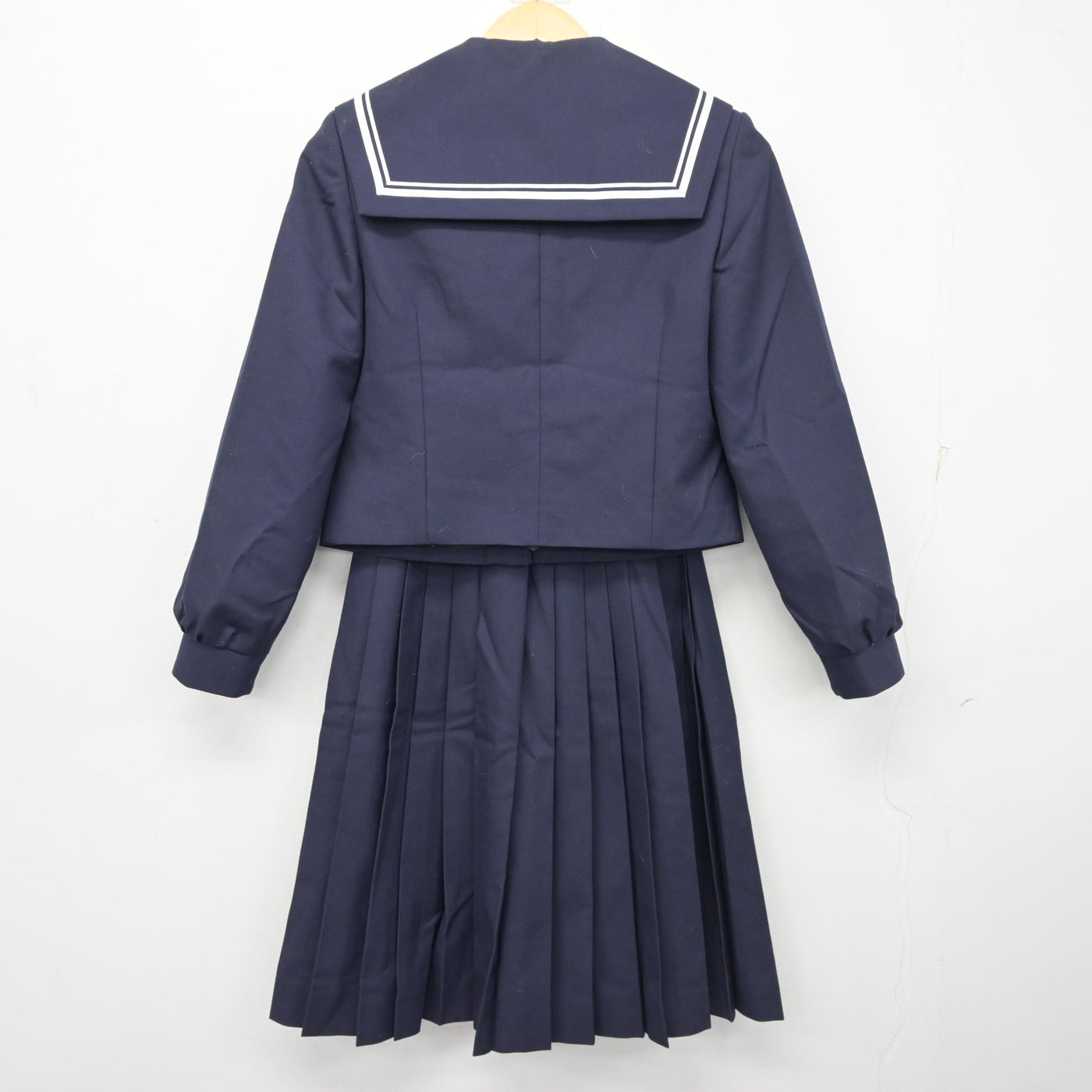 【中古】愛知県 森孝中学校 女子制服 2点 (セーラー服・スカート) sf099000