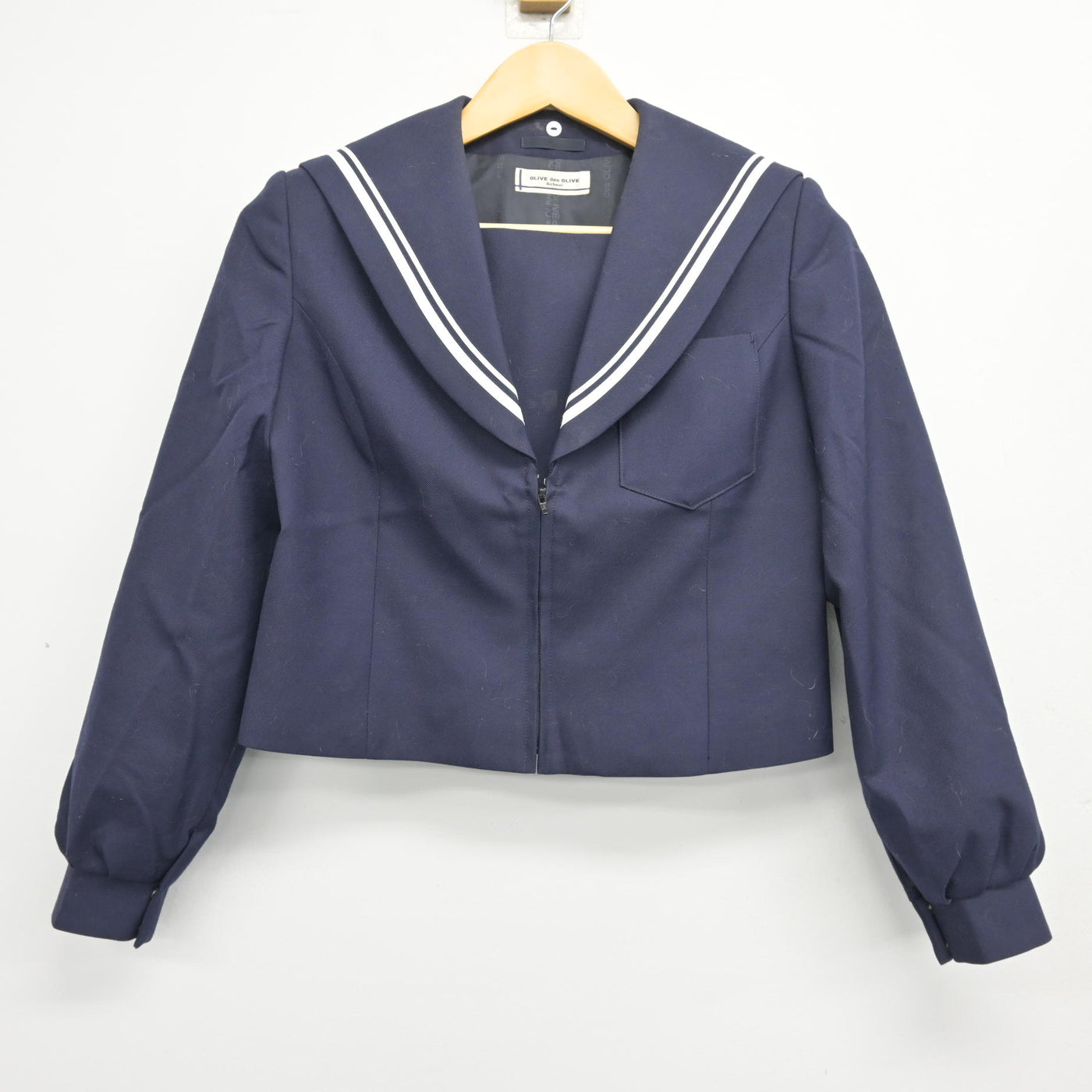 【中古】愛知県 森孝中学校 女子制服 2点 (セーラー服・スカート) sf099000