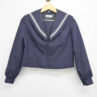 【中古】愛知県 森孝中学校 女子制服 2点 (セーラー服・スカート) sf099000