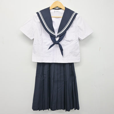 【中古】愛知県 森孝中学校 女子制服 3点 (セーラー服・スカート) sf099001