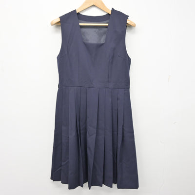 【中古】神奈川県 鶴嶺中学校 女子制服 3点 (セーラー服・ジャンパースカート) sf099005