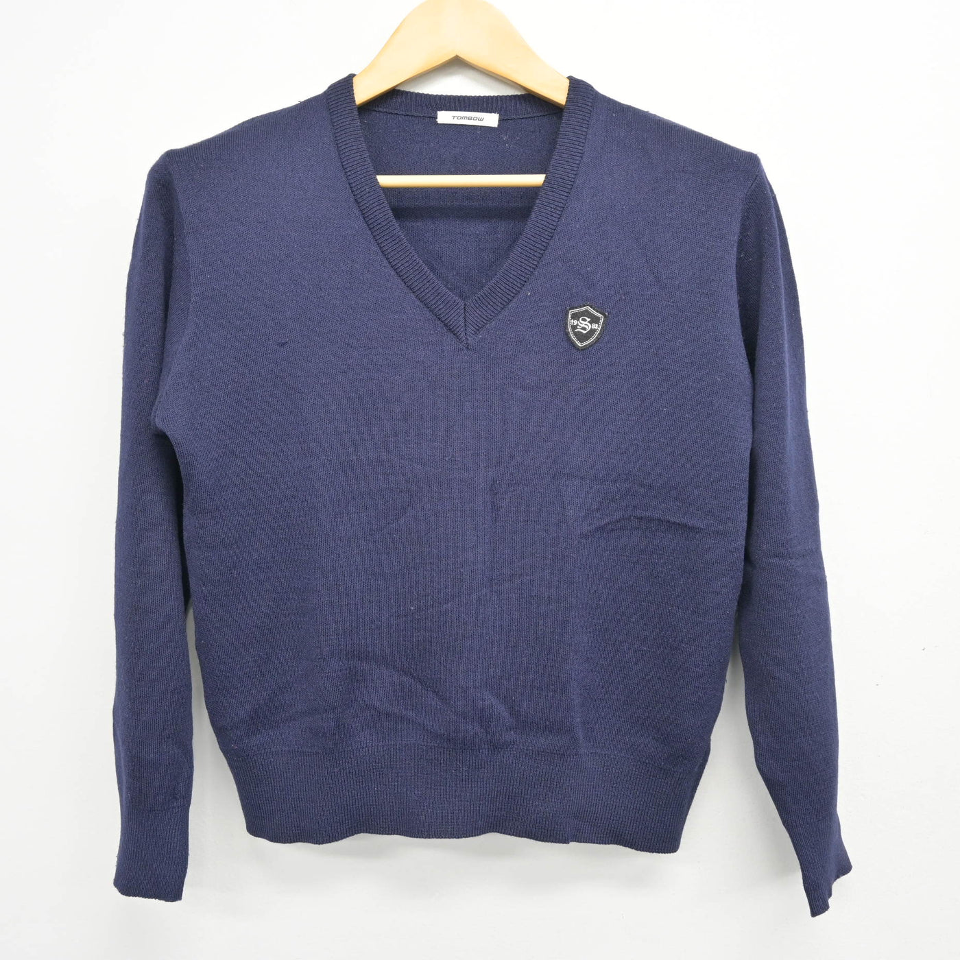 【中古】福岡県 須恵高等学校 女子制服 2点 (ニット・スカート) sf099008