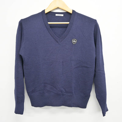 【中古】福岡県 須恵高等学校 女子制服 2点 (ニット・スカート) sf099008
