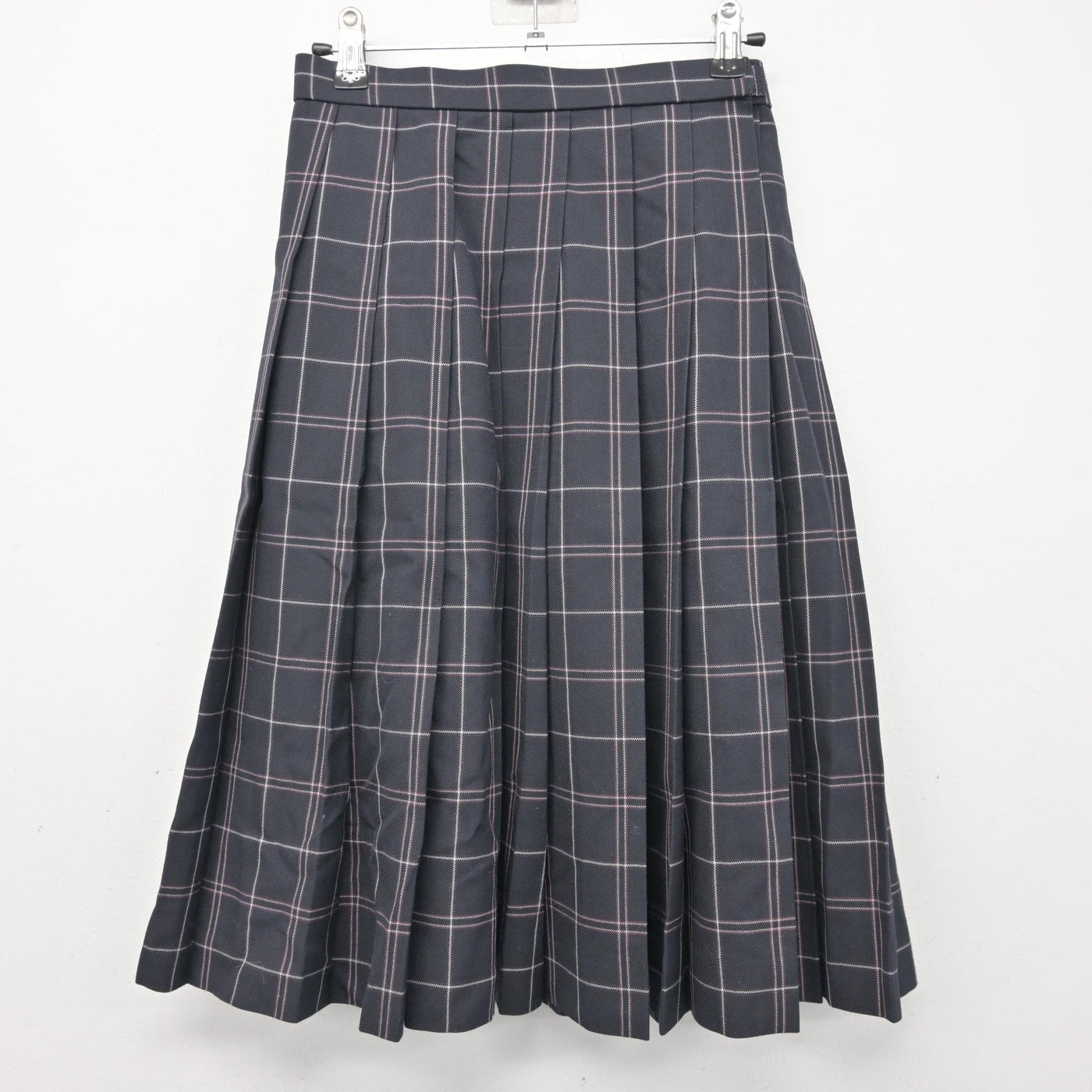 【中古】福岡県 須恵高等学校 女子制服 2点 (ニット・スカート) sf099008