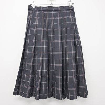 【中古】福岡県 須恵高等学校 女子制服 2点 (ニット・スカート) sf099008
