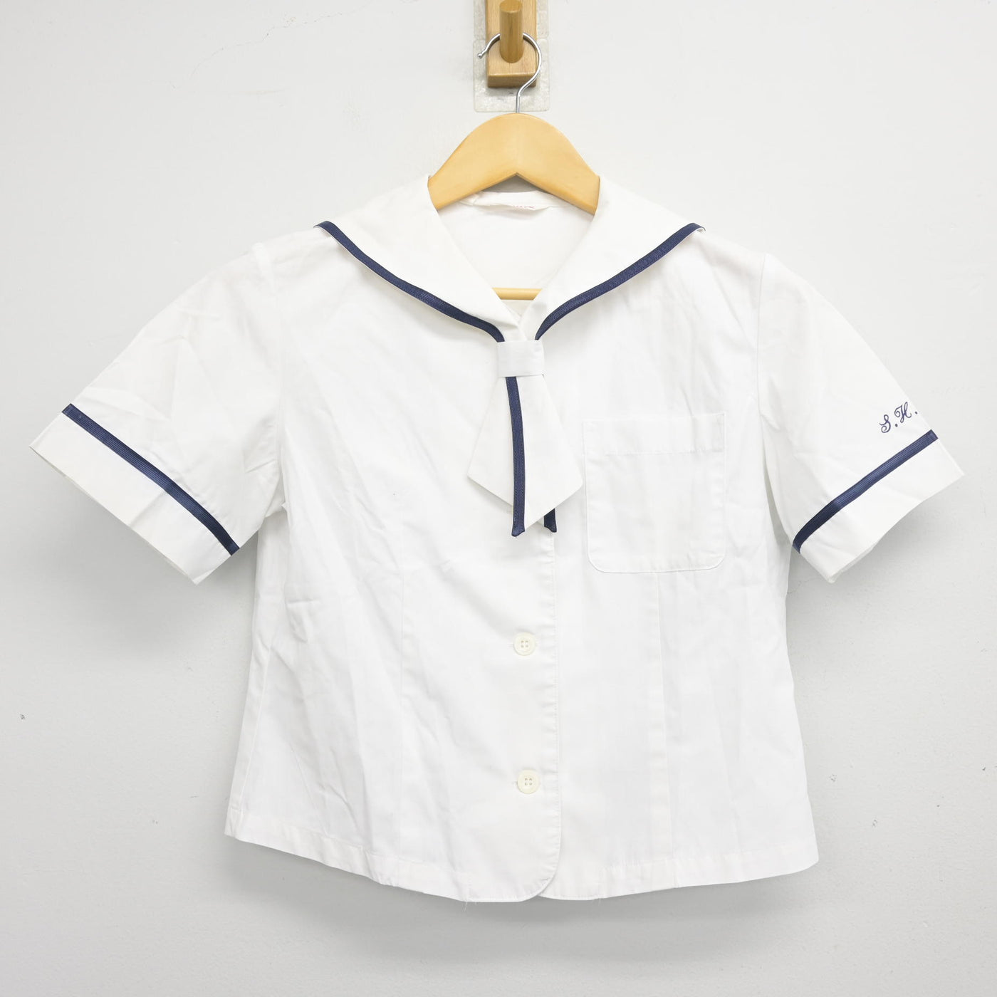 【中古】福岡県 須恵高等学校 女子制服 2点 (ブラウス・シャツ) sf099010