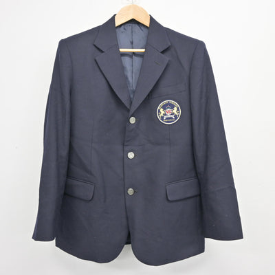 【中古】埼玉県 わせがく夢育高等学校 男子制服 2点 (ブレザー・ズボン) sf099013