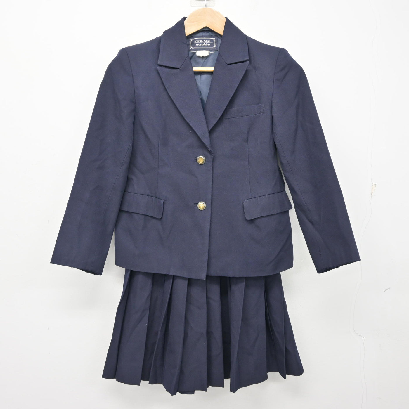 【中古】埼玉県 大宮高等学校 女子制服 2点 (ブレザー・スカート) sf099015