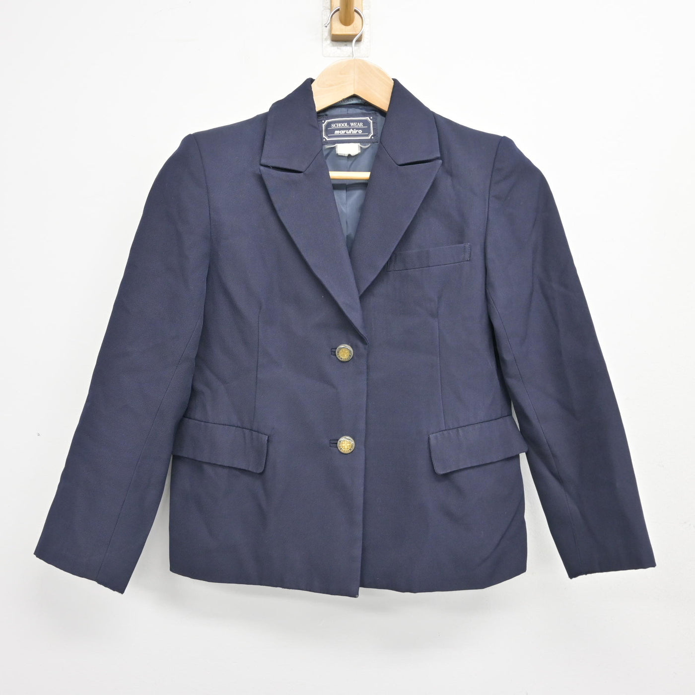 【中古】埼玉県 大宮高等学校 女子制服 2点 (ブレザー・スカート) sf099015